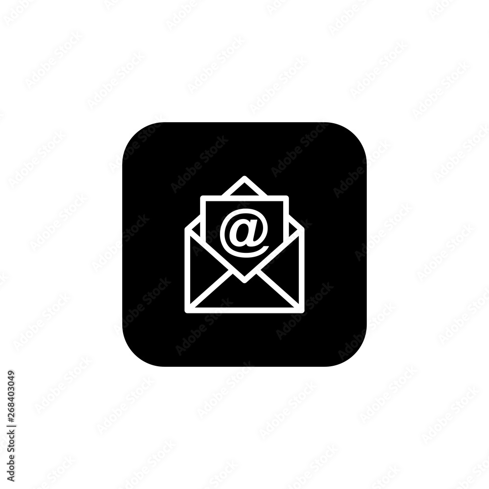 Mail icon vector. E-mail icon. Envelope illustration. Message Mail icon vector. E-mail icon. Envelope illustration. Message
