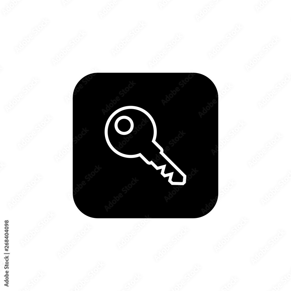 Key icon vector. Key vector icon. Key symbol for web site design Key icon vector. Key vector icon. Key symbol for web site design