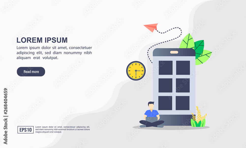 web and app development programming, coding, programming languages, flat illustration concept web and app development programming, coding, programming languages, flat illustration concept