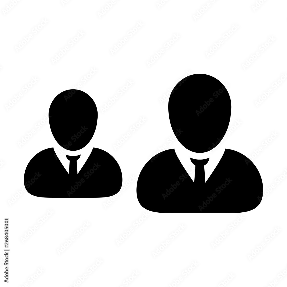 Management icon vector male group of persons symbol avatar for business team in flat color glyph pictogram illustration Management icon vector male group of persons symbol avatar for business team in flat color glyph pictogram illustration