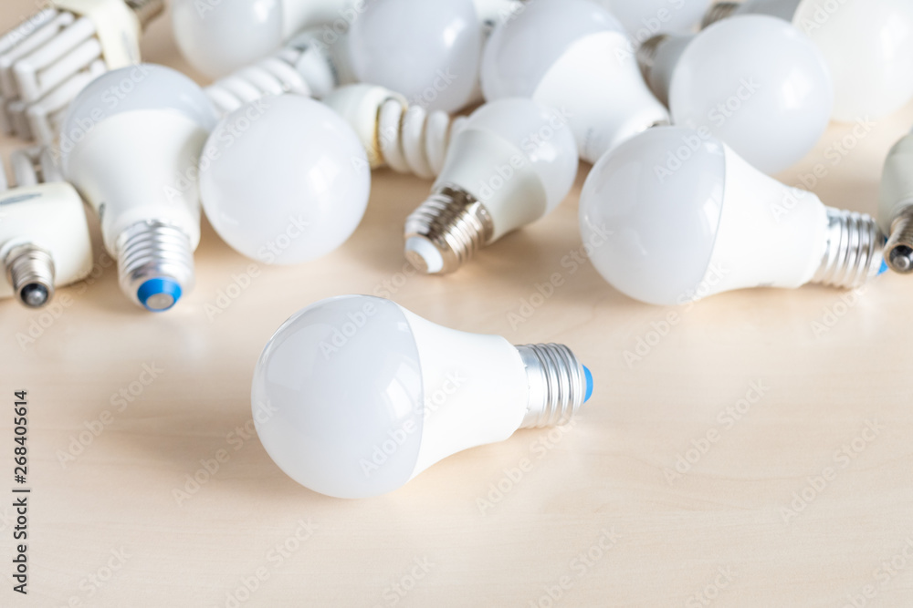 different LED bulb lights and energy-saving lamps different LED bulb lights and energy-saving lamps