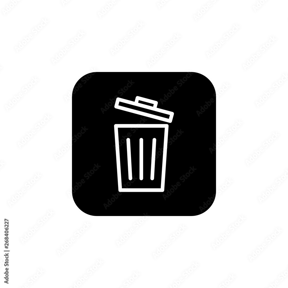 Trash icon vector. trash can icon. Delete icon vector Trash icon vector. trash can icon. Delete icon vector