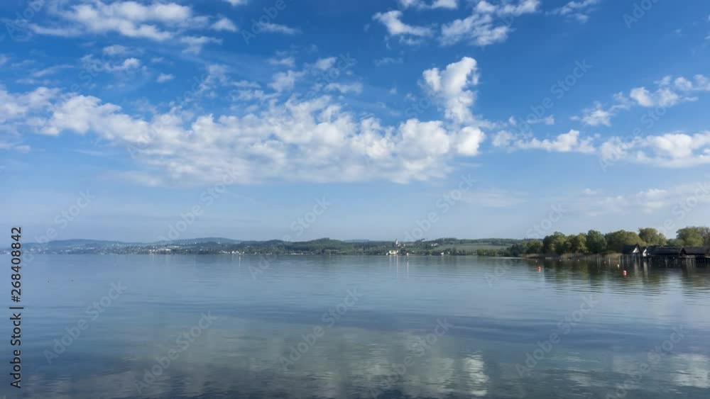 Timelapse - Moving clouds over Lake Constance, Baden Wuertemberg, Germany Timelapse - Moving clouds over Lake Constance, Baden Wuertemberg, Germany