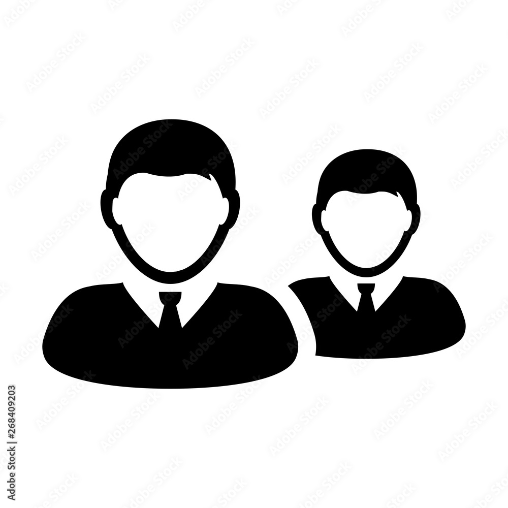 Business person icon vector female group of persons symbol avatar for business management team in flat color glyph pictogram illustration Business person icon vector female group of persons symbol avatar for business management team in flat color glyph pictogram illustration