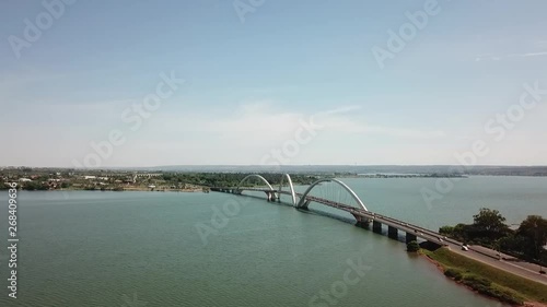 Wallpaper Mural A aerial view of JK bridge in Brasilia, Brazil Torontodigital.ca