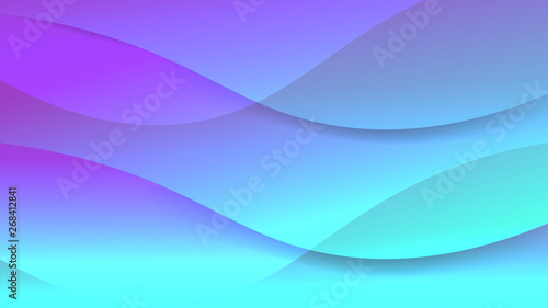 Futuristic beautiful clean blue soft graphic  background. Modern abstract acta certificate with mild smooth wave lines layout. Vector illustration