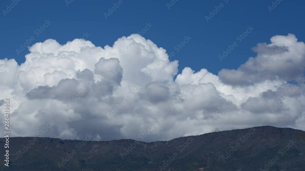 Cumulus Clouds Time Lapse over Mountain Cumulus Clouds Time Lapse over Mountain