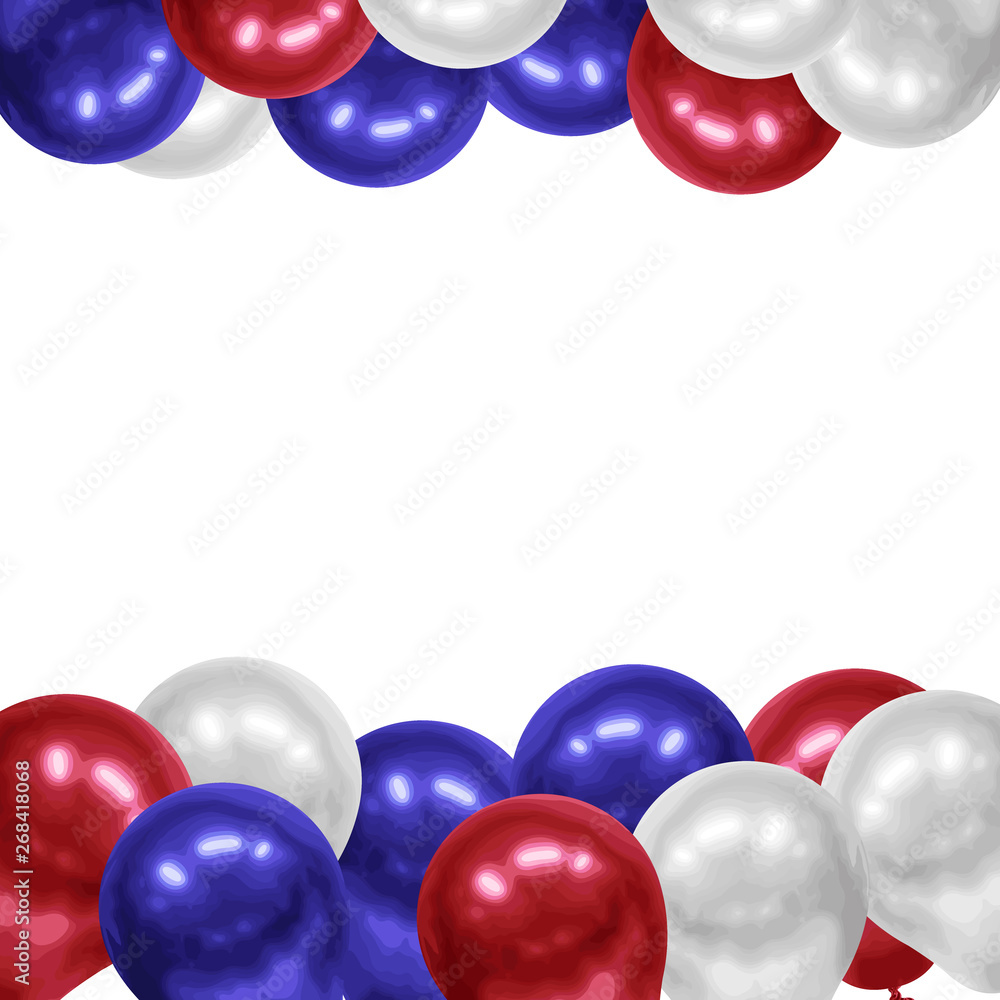 Obraz premium 4th of July Background design for greeting cards in super high resolution.