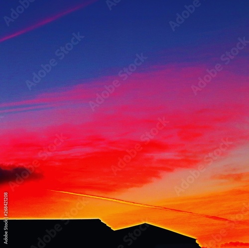 Dramatic morning sky