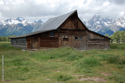 TA Moulton Barn, historic Mormon row in Grand Teton National Park
