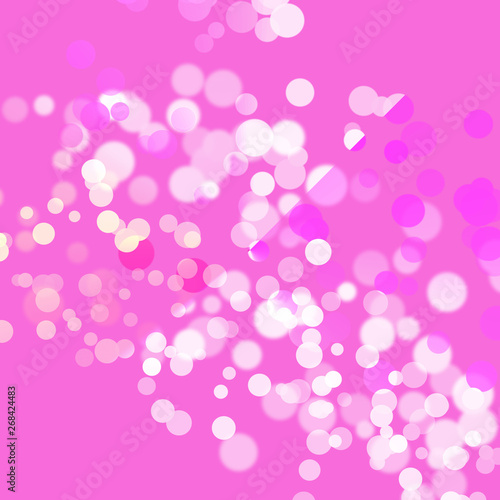 Bokeh light effect in bright colors to create abstract background or backdrop