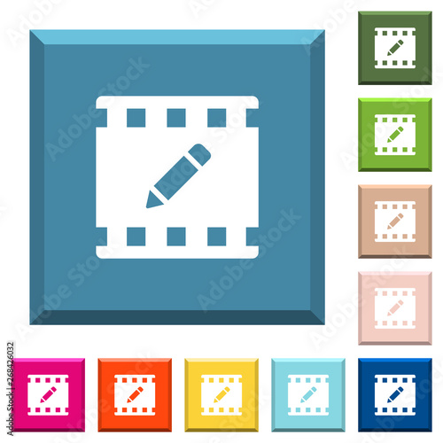 rename movie white icons on edged square buttons