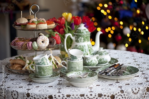 traditional English tea, high tea