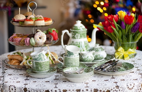 traditional English tea, high tea