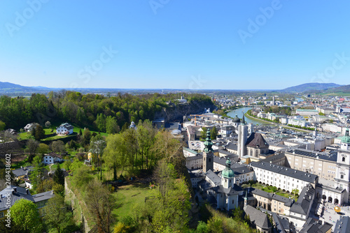 Luftansicht Historisches Zentrum Salzburg © Ilhan Balta