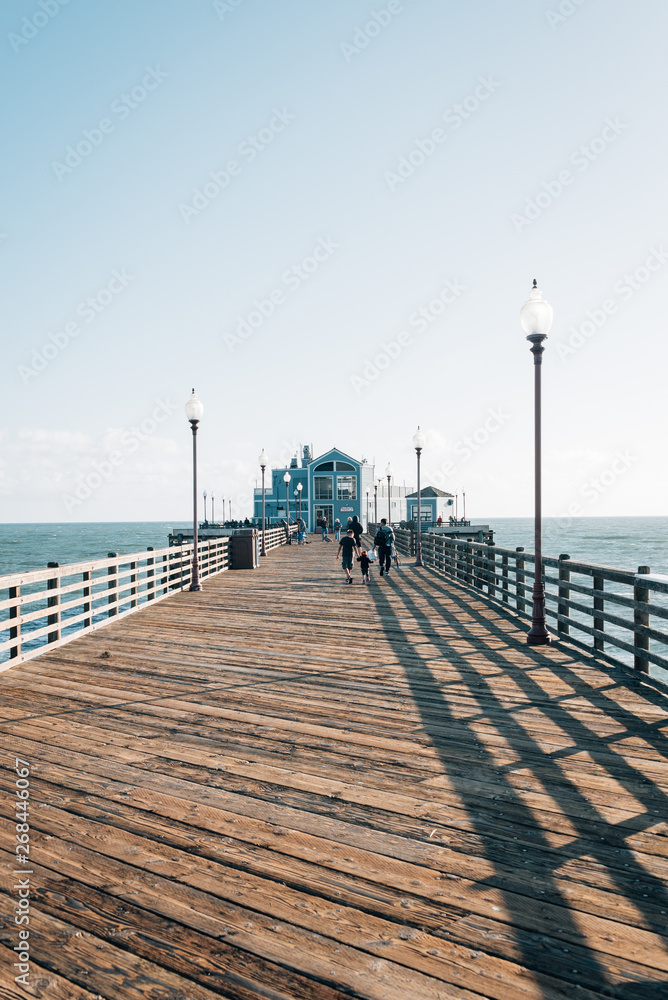The pier in Oceanside, San Diego County, California The pier in Oceanside, San Diego County, California