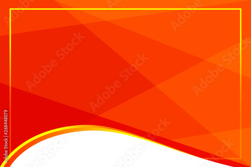 red template banner with golden glitter frame on soft red geometric background, gold frame on red for advertising promotion special sale discount on media social online marketing products cosmetics