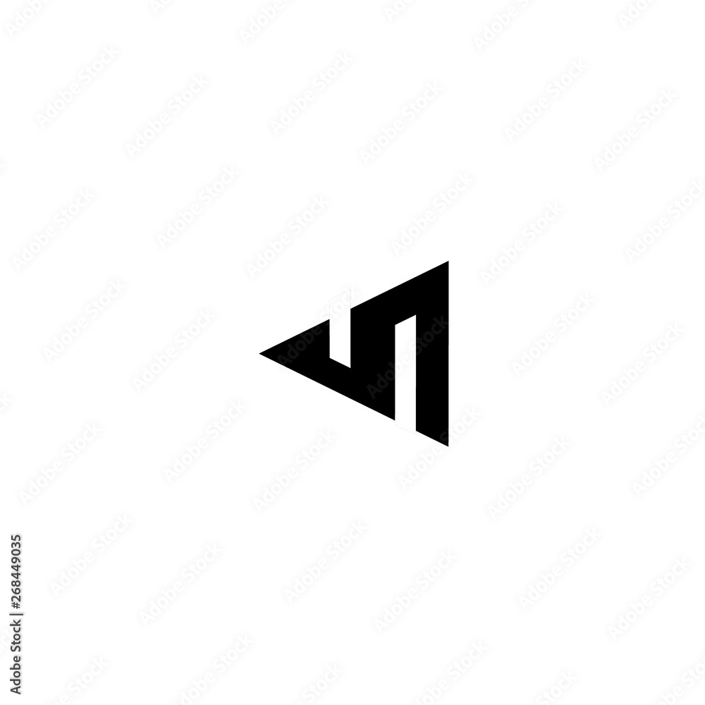 art of initial letter un logo vector art of initial letter un logo vector