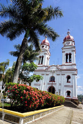 Charala Church View in Santander, Colombia