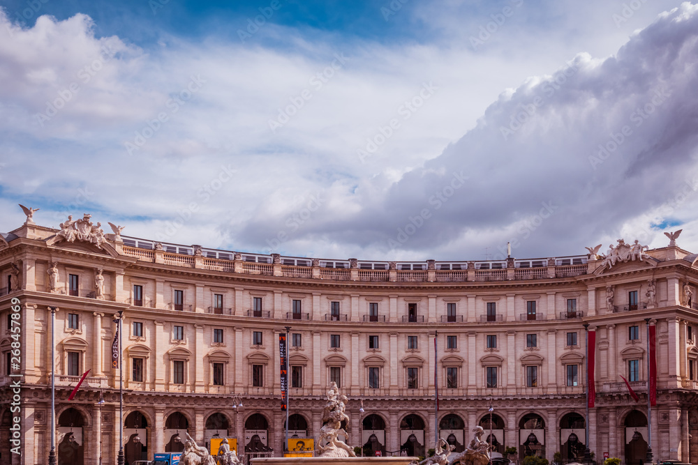 palace in Roma Italy
