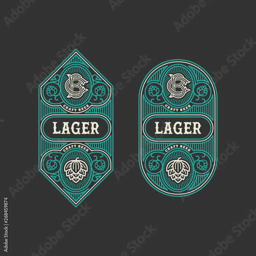 Beer label design