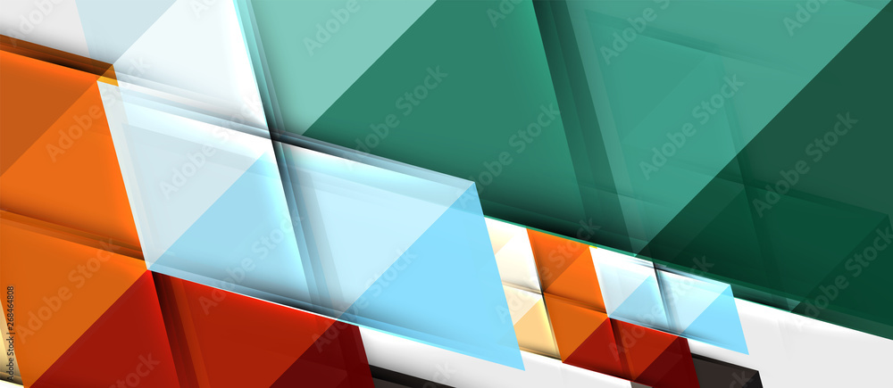 Triangle geometrical modern business presentation design template Triangle geometrical modern business presentation design template