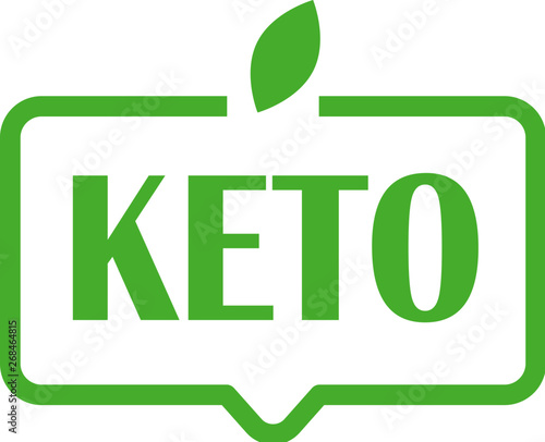 Vector badge KETO
