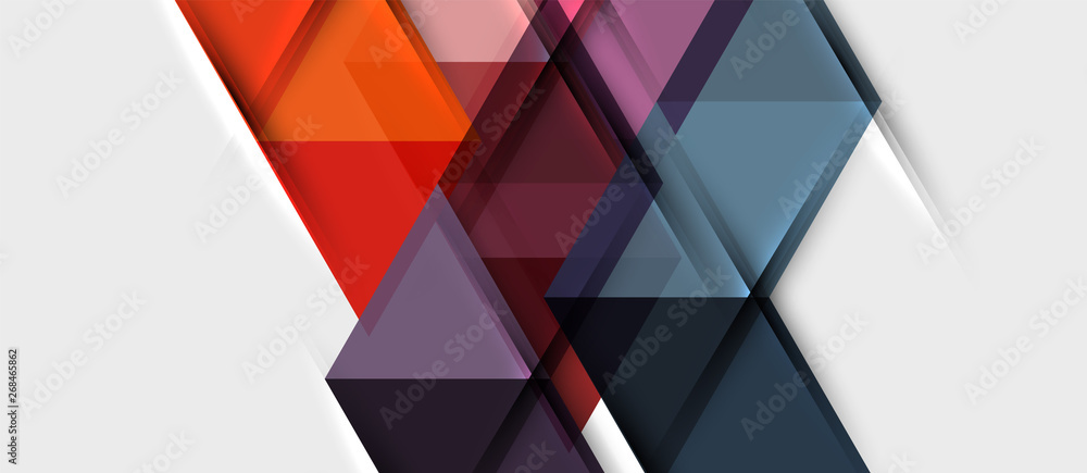 Triangle geometrical modern business presentation design template Triangle geometrical modern business presentation design template