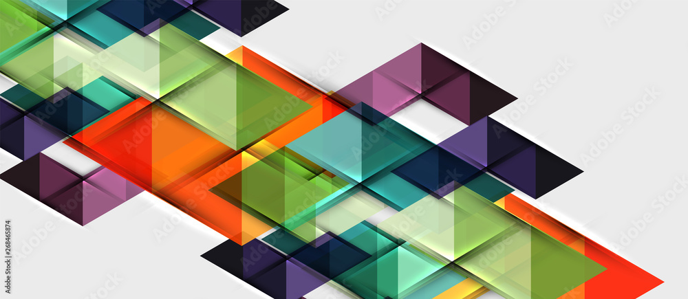 Abstract geometric background. Modern overlapping triangles. Unusual color shapes for your message. Business or tech presentation, app cover template Abstract geometric background. Modern overlapping triangles. Unusual color shapes for your message. Business or tech presentation, app cover template