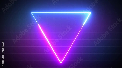 triangle with laser beam, illuminati style, use for background