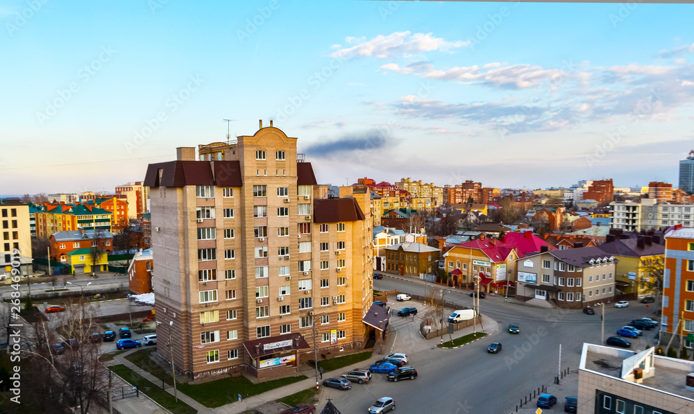 Fototapeta premium panorama of the city from a height