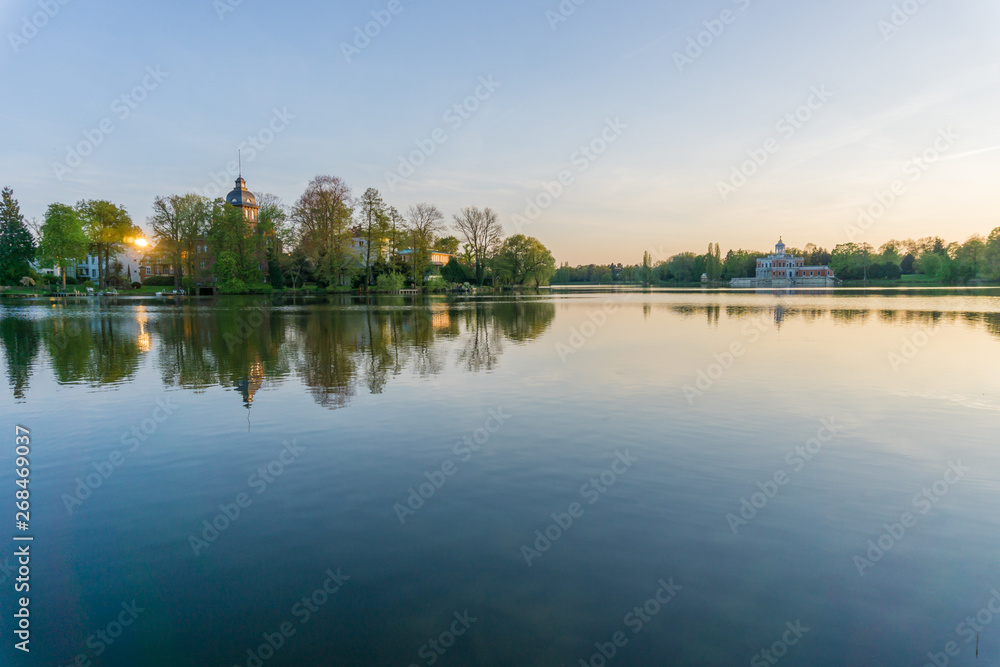 Potsdam Heiliger See mit Marmorpalais im Hintergrund