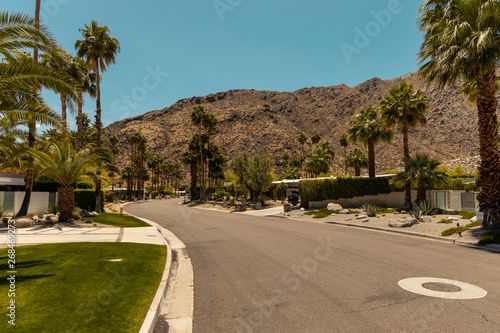 street of palm spring © Mickael