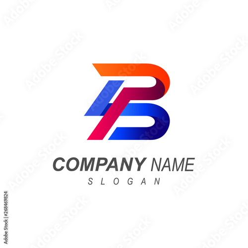  logo letter b, two letter logo p and b+  logo with a simple look, p and b icon, b and p icon,