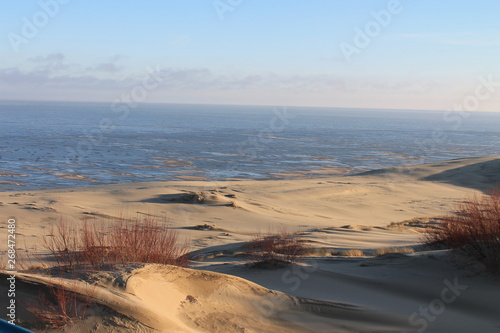 winter views of the Baltic coast gulf