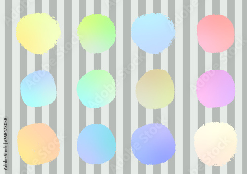パステル調の色をAdobeCCのグラデーション 描画で実現