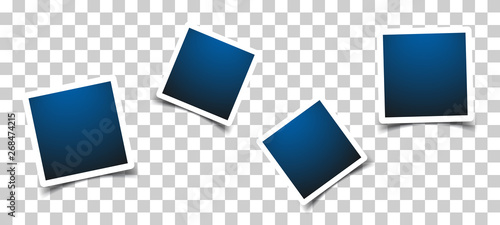 Photo frame sign icon in transparent style. Snapshot picture vector illustration on isolated background. Photography banner business concept.