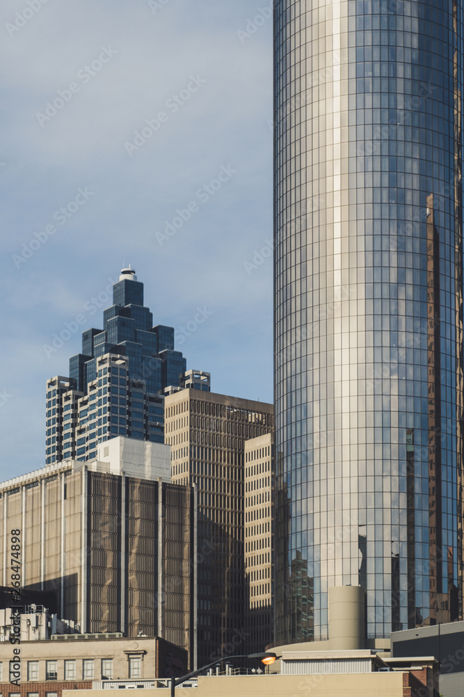 Cluster of Buildings in Downtown Atlanta