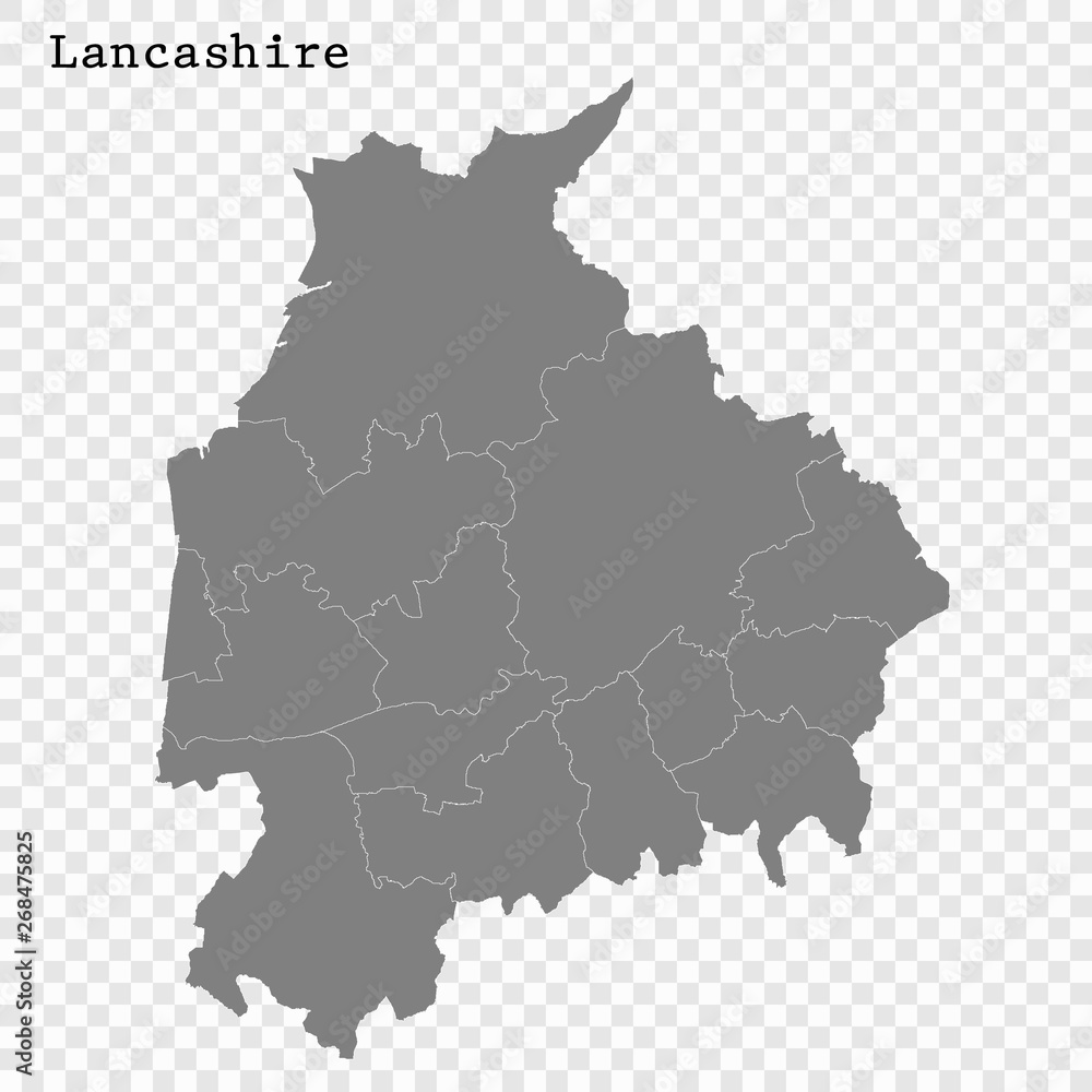 High Quality map is a county of England