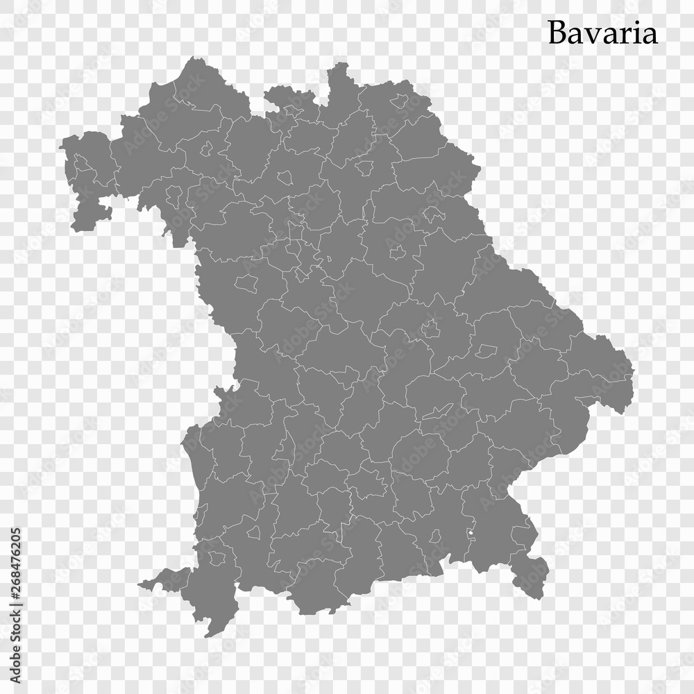 High Quality map is a state of Germany High Quality map is a state of Germany
