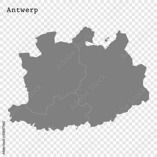 High Quality mapis a province of Belgium