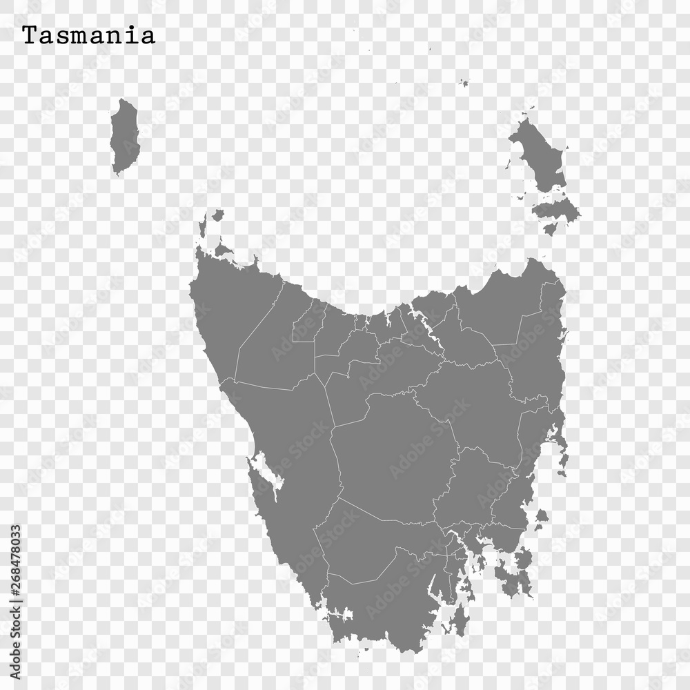 High Quality map is a state of Australia Stock Vector | Adobe Stock