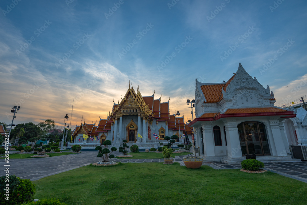 The Wat Benchamabophit or Marble temple is one of Bangkok is significant .and beautiful temples with its white Italian marble. wat Ben is the one landmark of tourism .many tourists like to visit