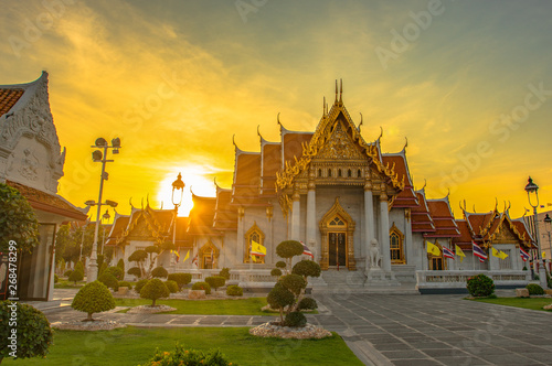 The Wat Benchamabophit or Marble temple is one of Bangkok is significant .and beautiful temples with its white Italian marble. wat Ben is the one landmark of tourism .many tourists like to visit