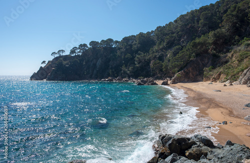 The creek llorell by the way of round, Tossa de mar photo