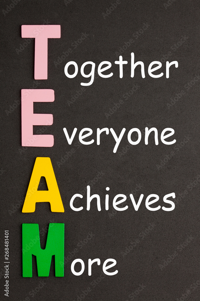 Fototapeta premium TEAM Concept
