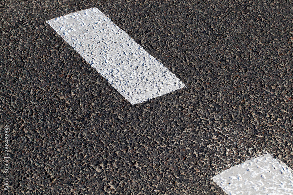 Fototapeta premium road marking white line