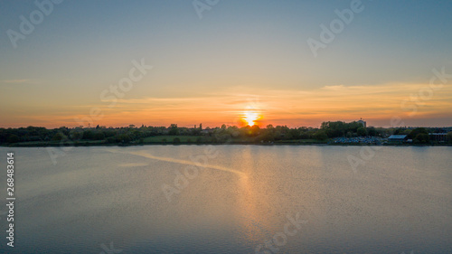 Sunset at Bartley Reservoir  United Kingdom  Birmingham
