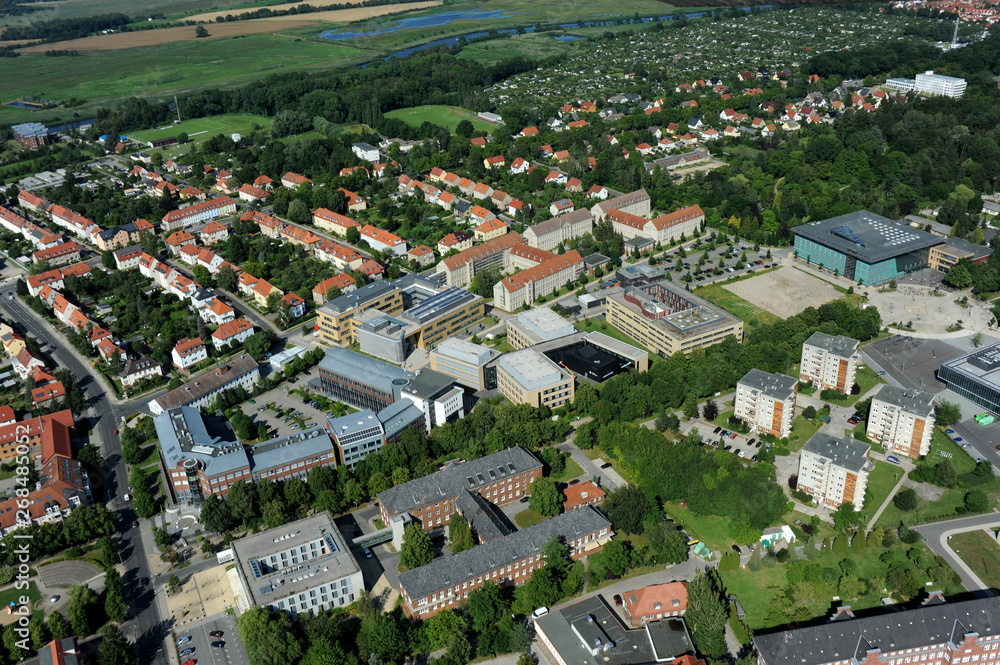 Greifswald, Campus am Beitzplatz, Biotechnikum und Leibnitzinstitut