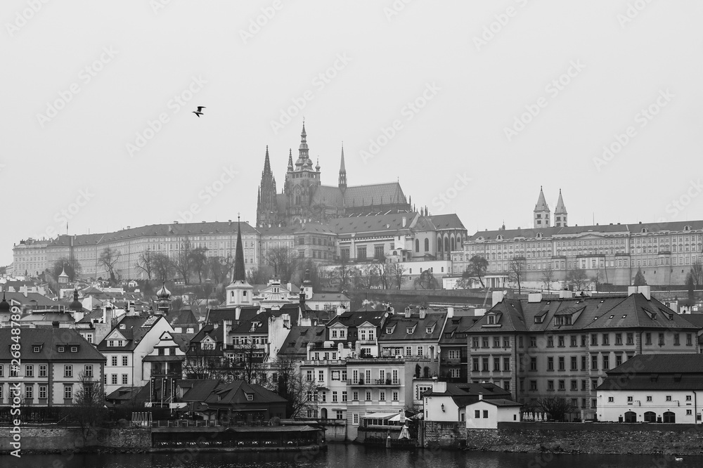 view on The historical Prague